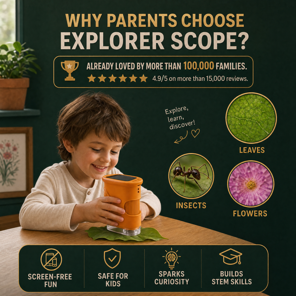 ExplorerScope™ 4K Discovery Microscope